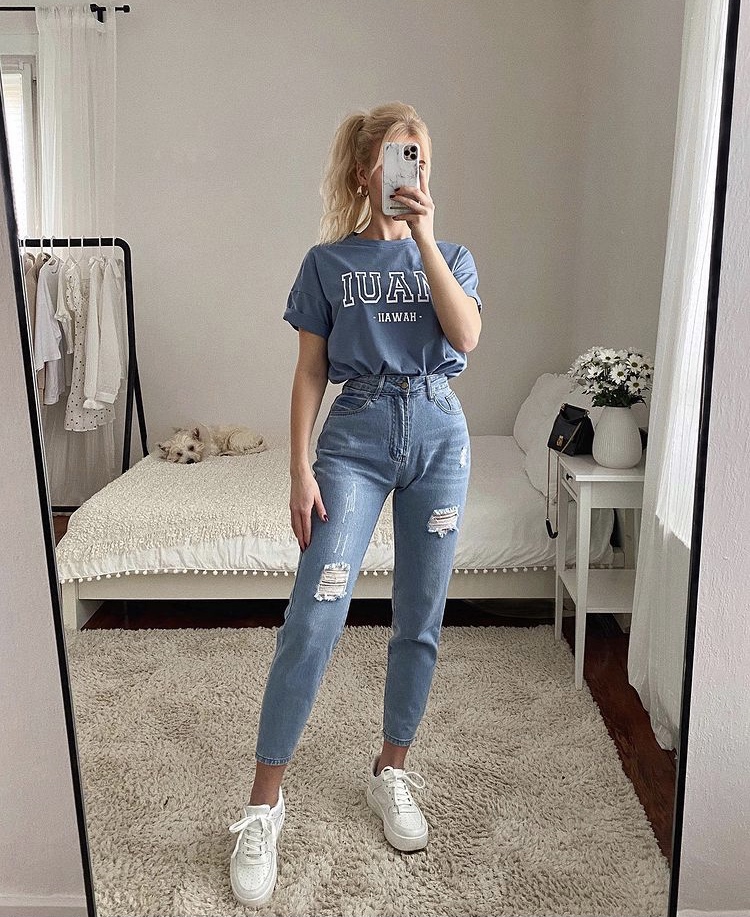 back to school outfit jeans
