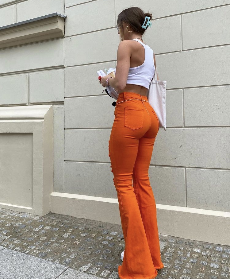 flared pants outfit